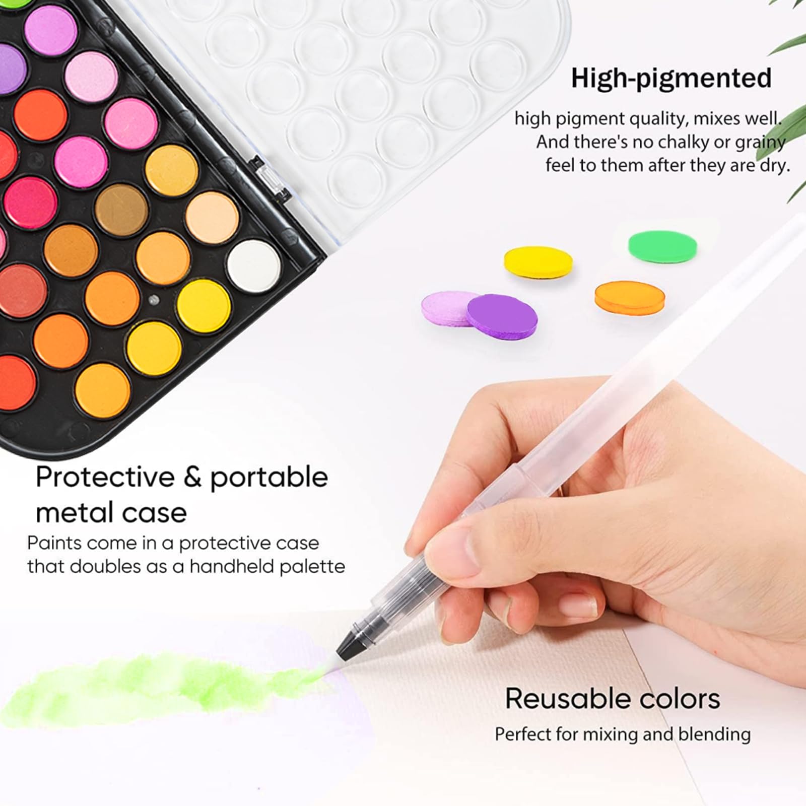 GETHPEN 48-color set delivers vibrant, transparent layers.