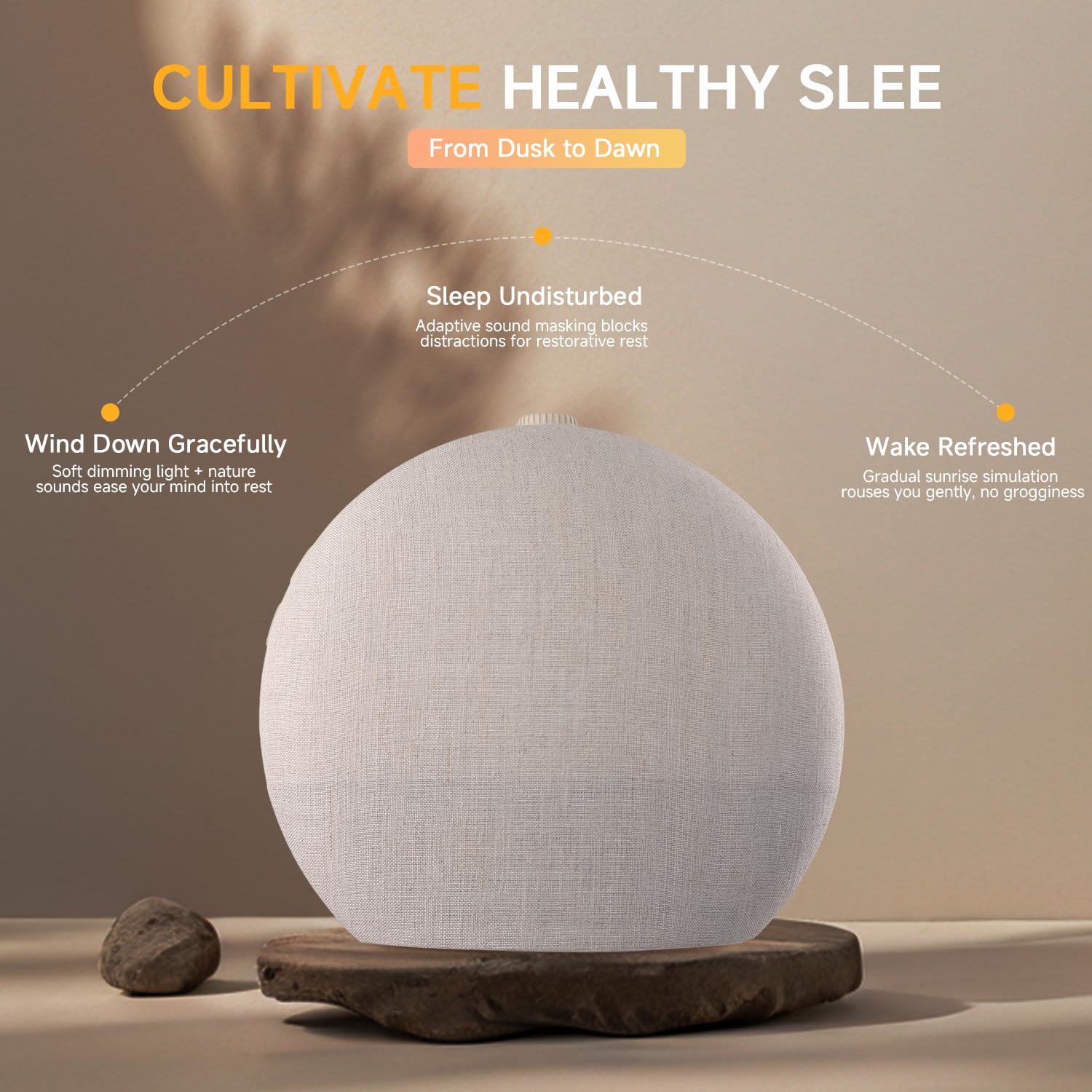 Geuuap Sunrise Alarm Clock backup battery preserves alarms during power loss.