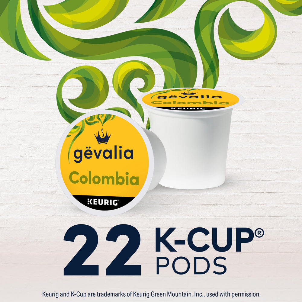 Gevalia 22-count box shown as a plentiful coffee supply