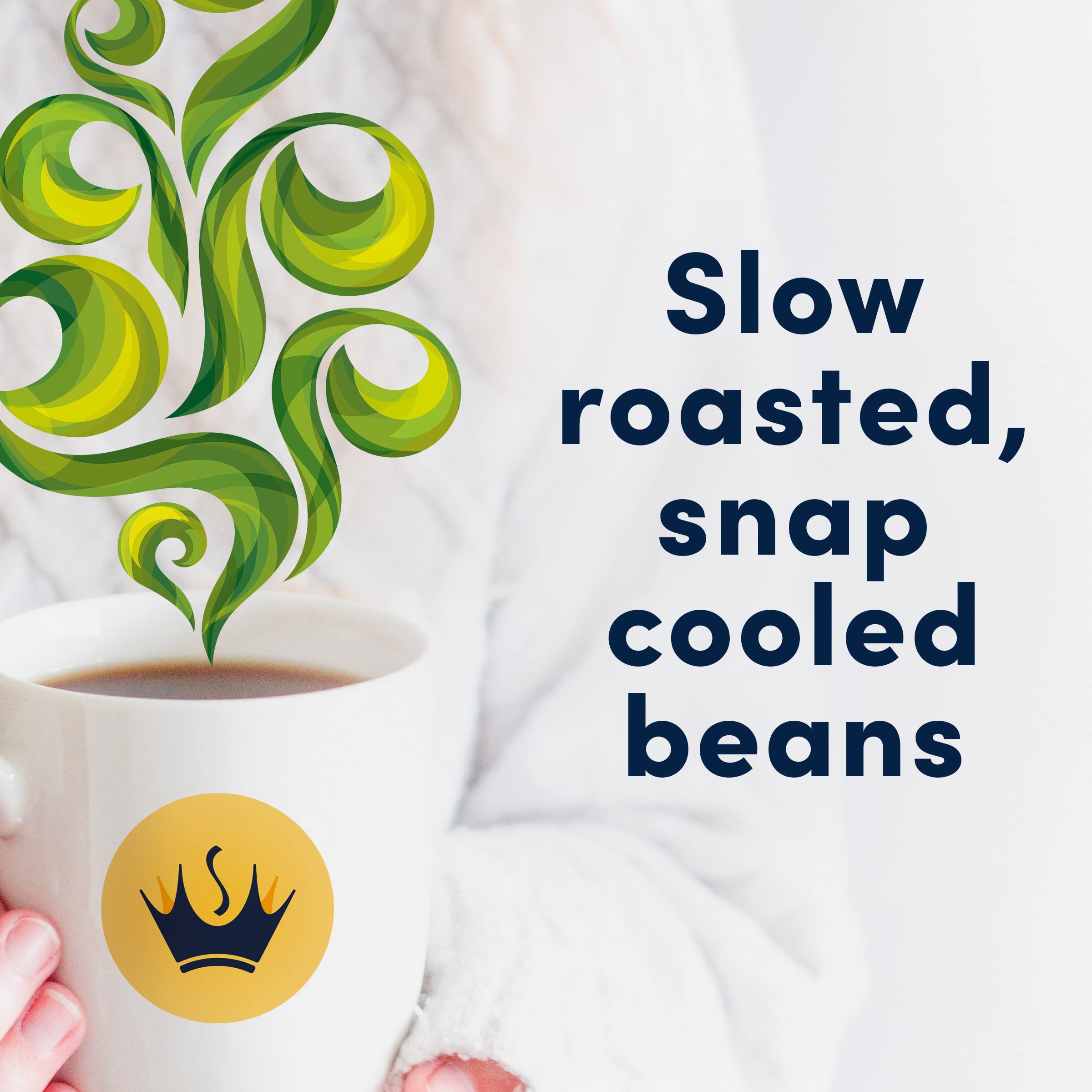 Gevalia Colombia K-Cup pods steaming cup, savor a balanced medium roast.