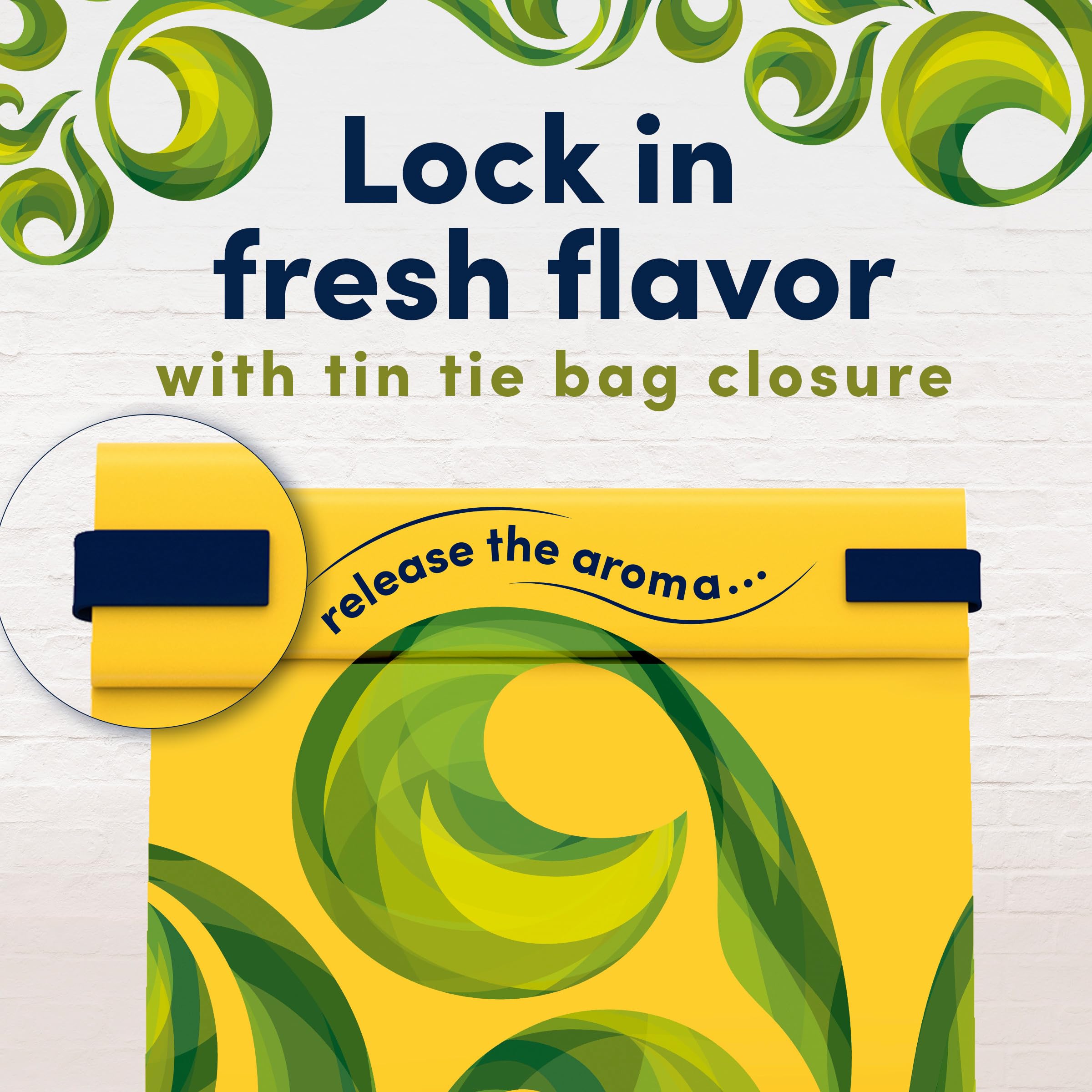 Gevalia kosher certification bag close-up for reliable everyday use.