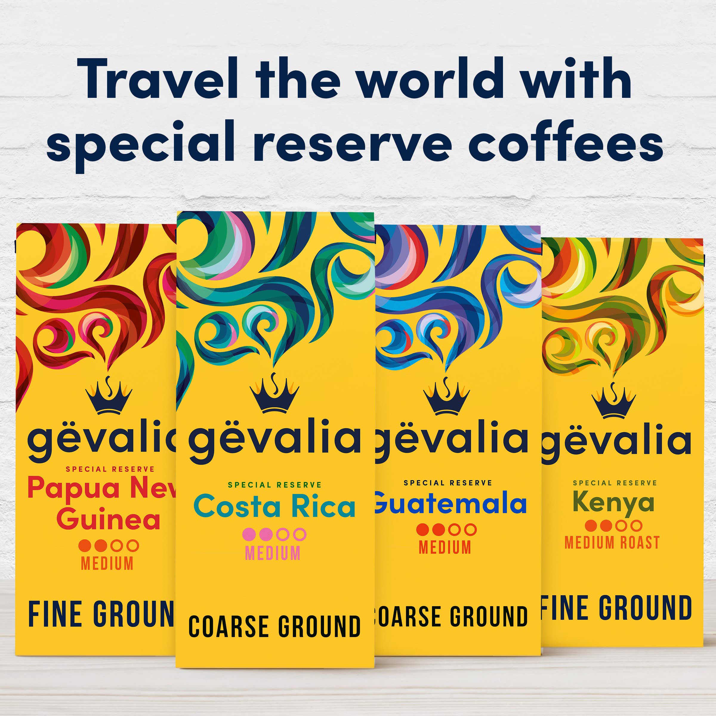 Gevalia Costa Rica Special Reserve steaming cup inviting a mindful sip.