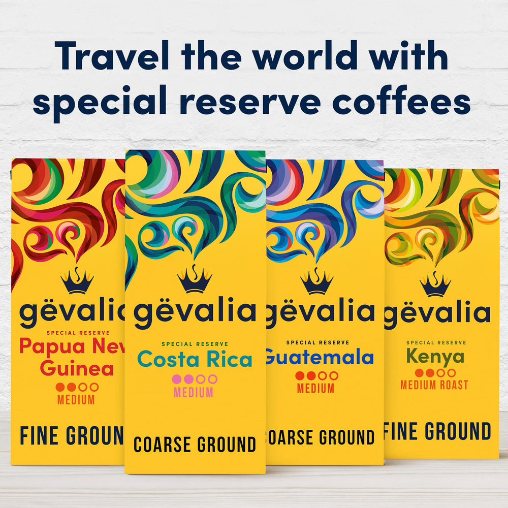 Gevalia Costa Rica Special Reserve steaming cup inviting a mindful sip.