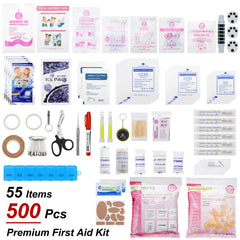 GEVOKE emergency kit with durable 1680D polyester for outdoors.