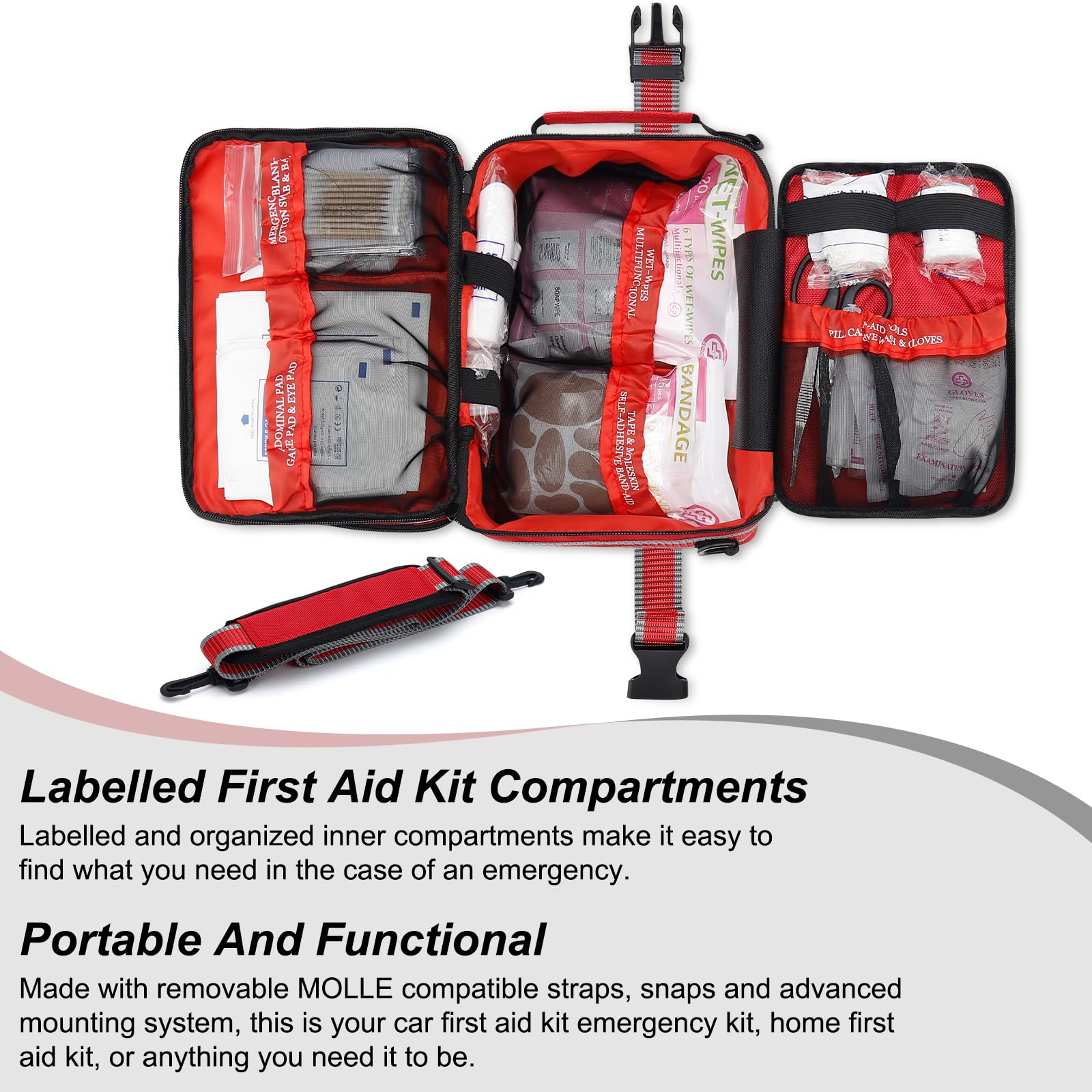 GEVOKE first aid kit refillable travel design for ongoing readiness.