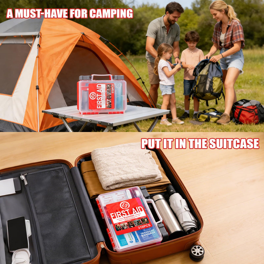 Gevoke Professional First Aid Kit ready for travel with compact portability