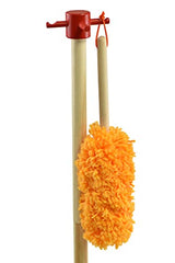 G & F Products JustForKids broom angle demonstrates easy grip for small hands