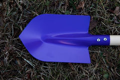 JustForKids hoe with metal head and wood handle for planting prep