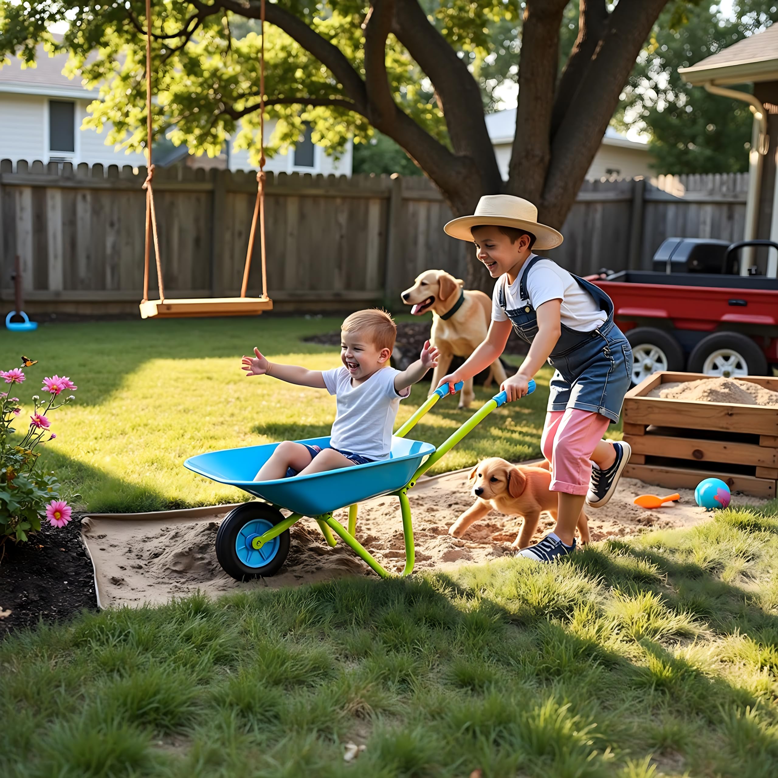 G & F Products lightweight design allows easy kid maneuvering.