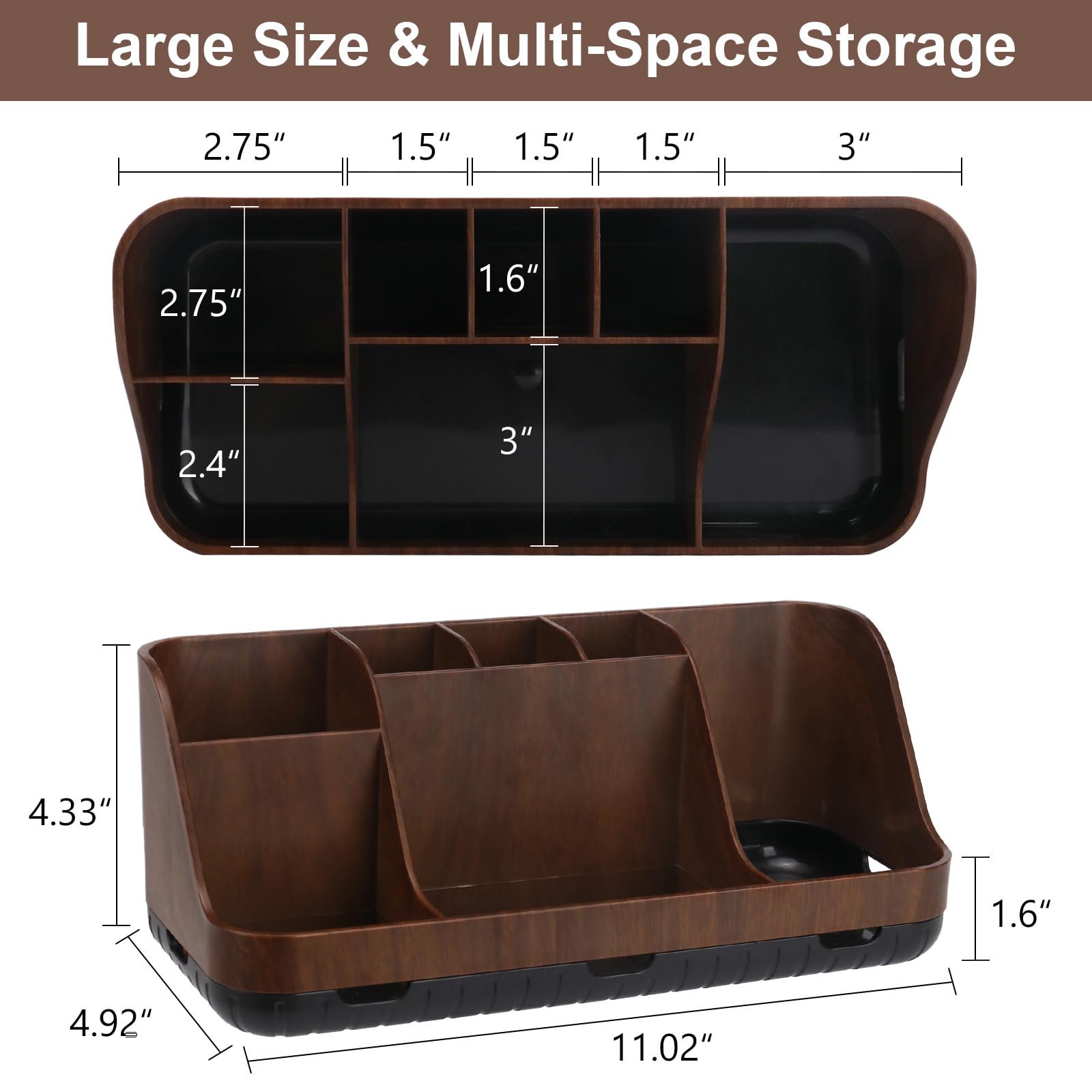 GFWARE brown tray style design adds warm, natural texture to daily routines