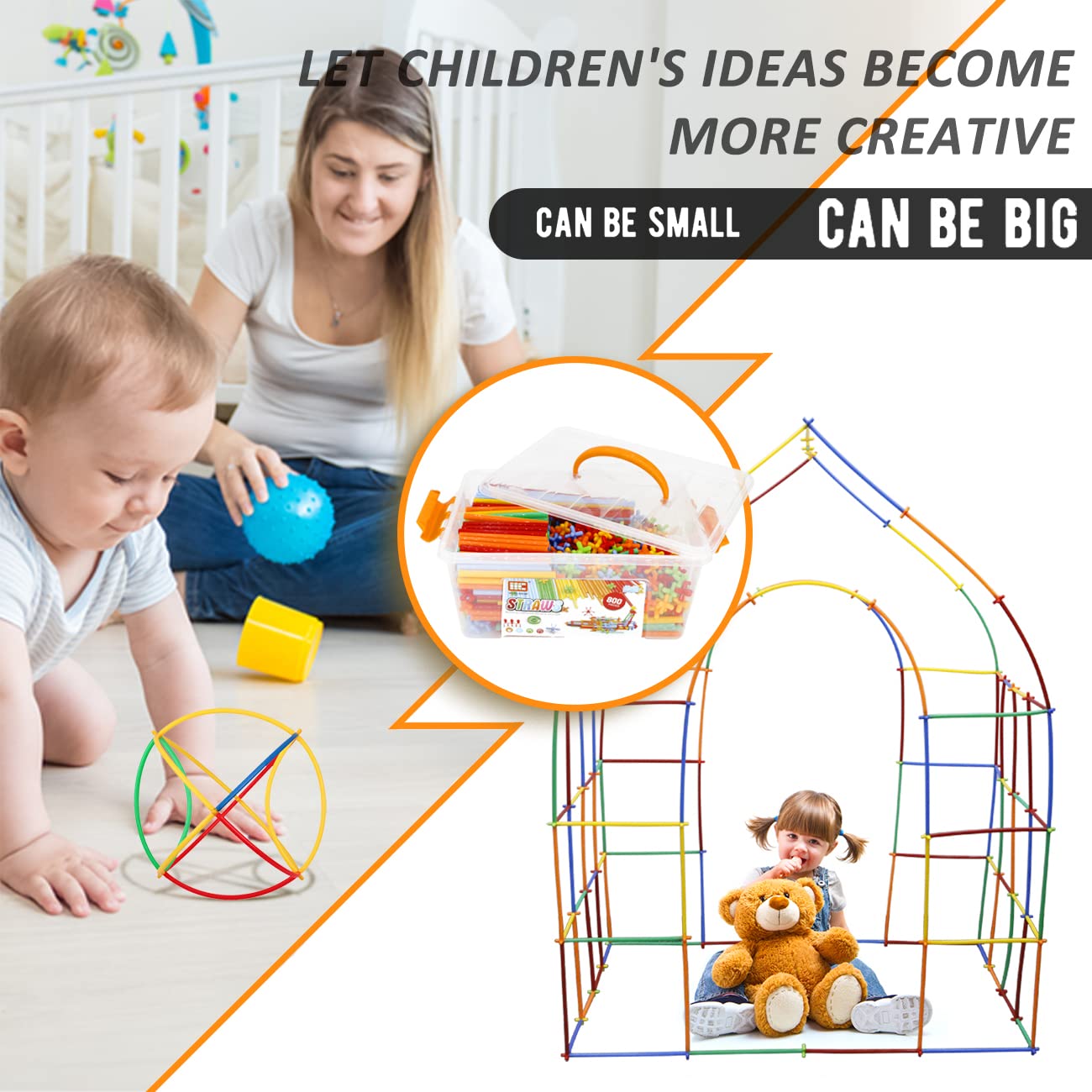 Ggiibro promotes cooperative play among kids assembling together.