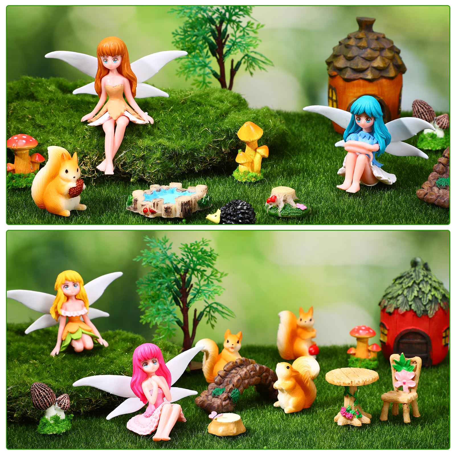 GGSTDDUP versatile miniatures fit planters, dollhouses, terrariums, and desktop dioramas.