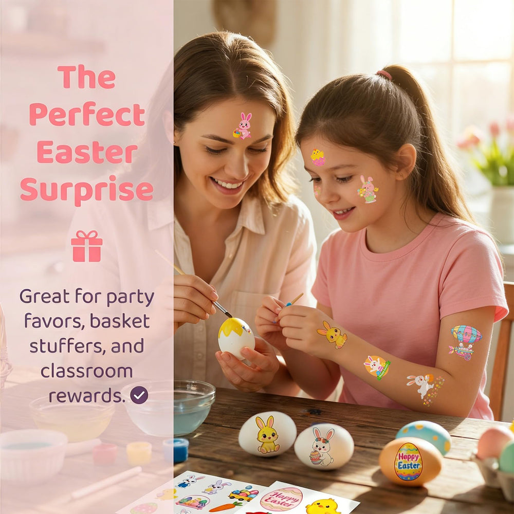 GgXanthyll Easter tattoos skin-friendly inks easy to remove