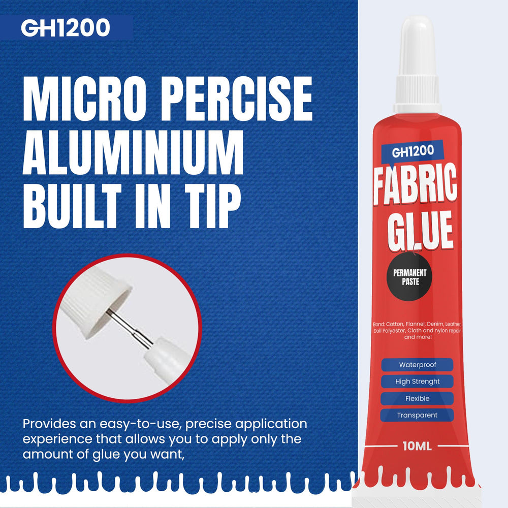GH1200 Fabric Glue pack of 8 tubes for multiple projects.