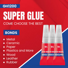 Close-up of GH1200 precise nozzle enabling controlled application for neat fixes.
