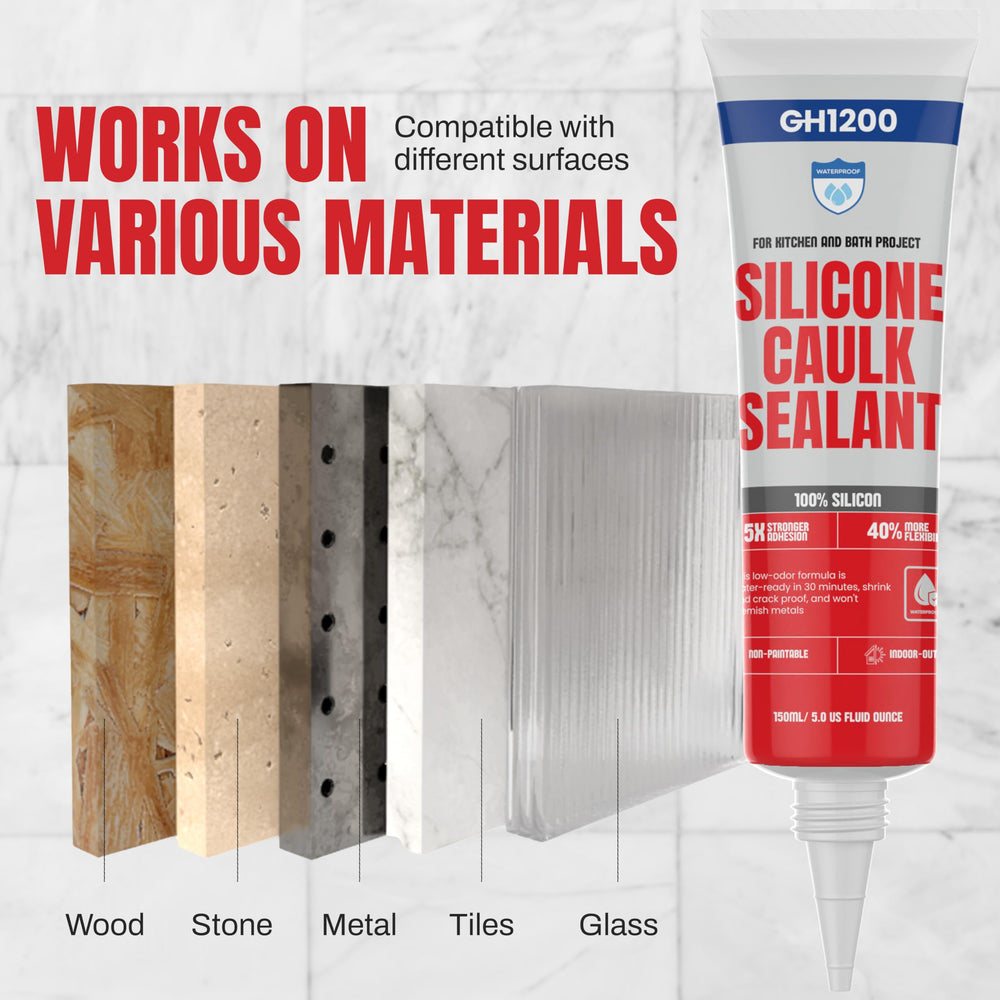 GH1200 sealant nozzle close-up for precise, mess-free application.