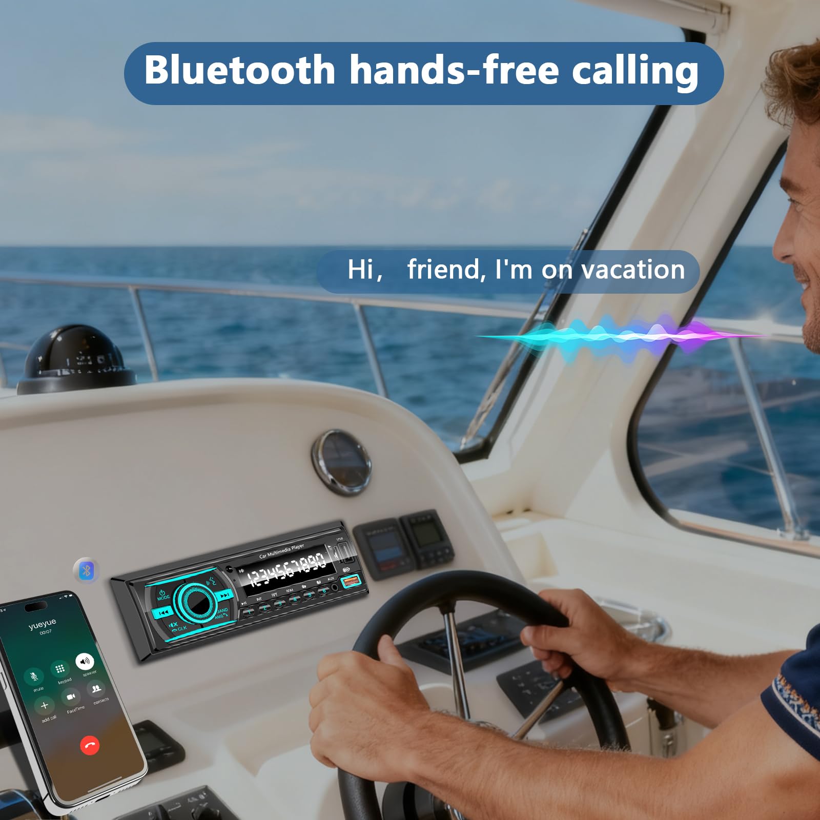 GHIOPMZ car stereo remote control for easy adjustments while driving