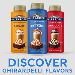 Coffee drink drizzle from Ghirardelli for subtle sweetness.