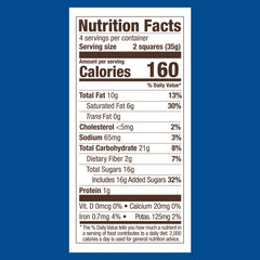 GHIRARDELLI dark chocolate square break shows easy sharing portions