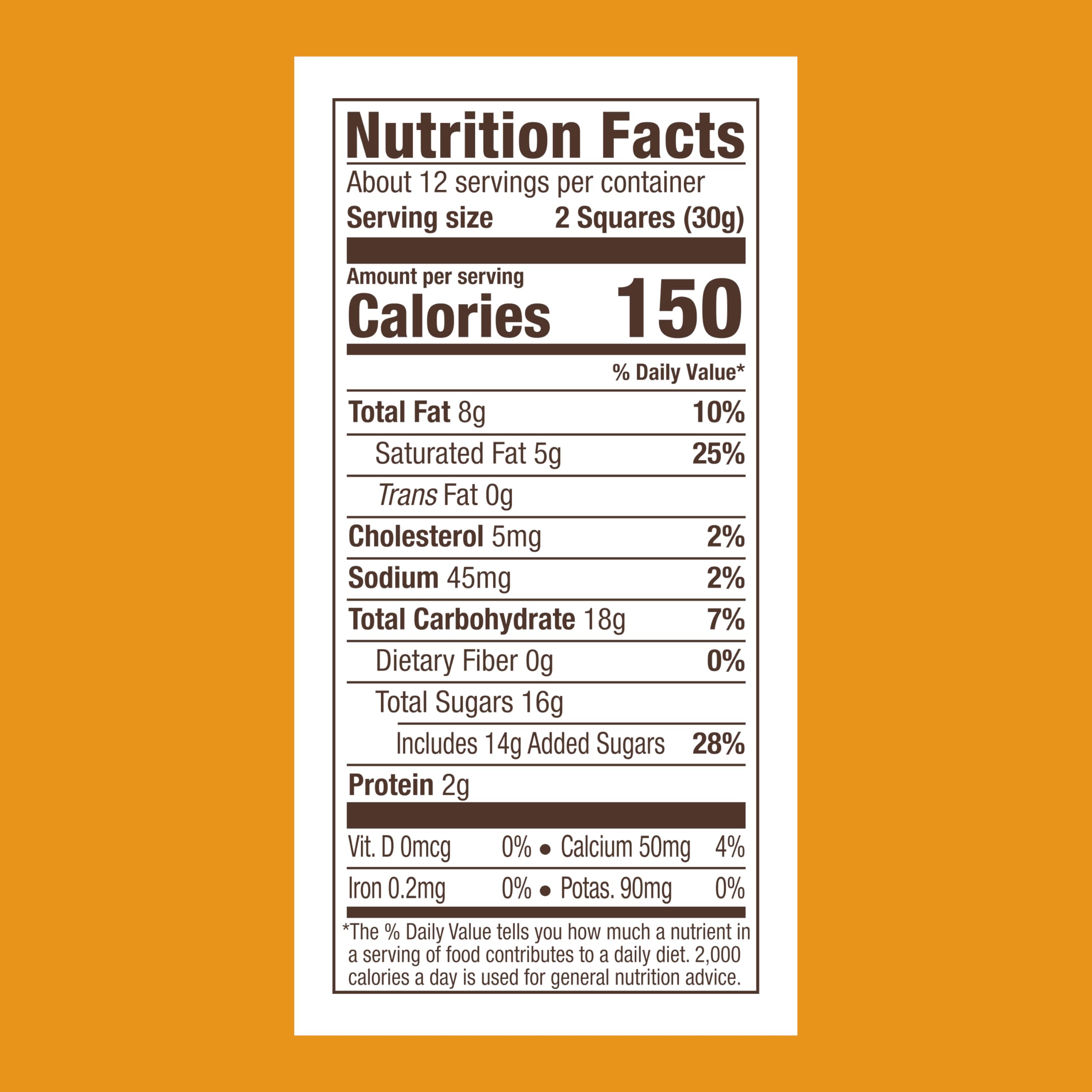 Close-up of a Ghirardelli Milk Chocolate Caramel Square highlighting smooth chocolate