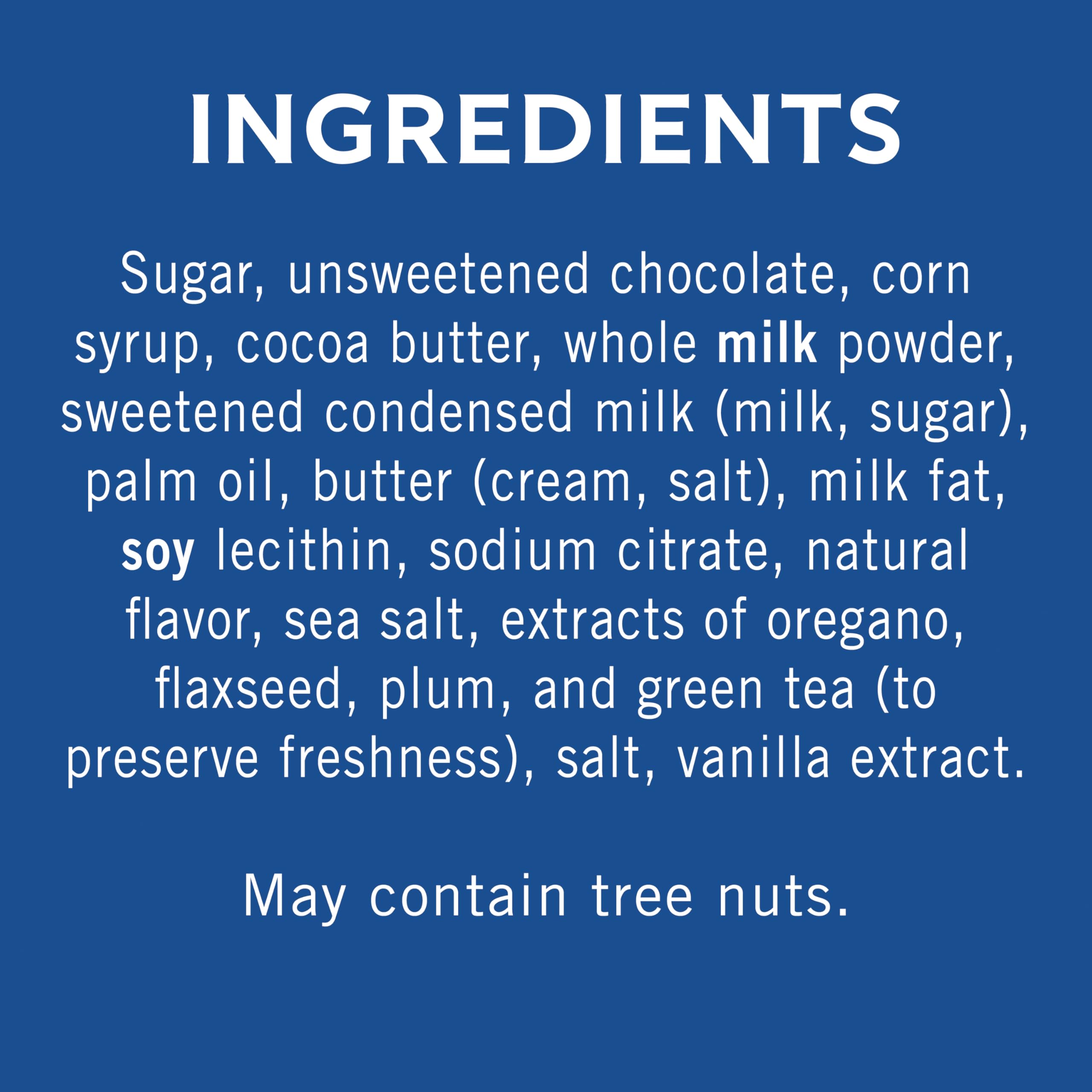 GHIRARDELLI Minis milk chocolate sea salt caramel, balanced sweetness with salt.