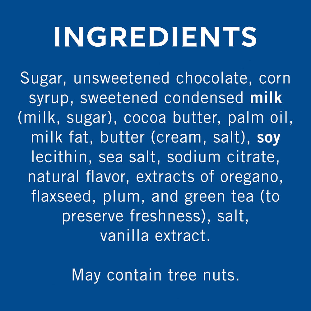 GHIRARDELLI sea salt caramel bar ready to enjoy as a treat