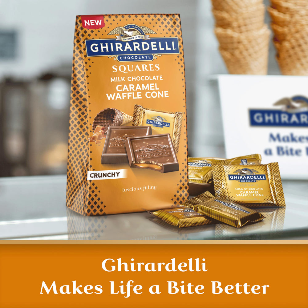 Ghirardelli Squares ideal for sharing or gifting at gatherings.