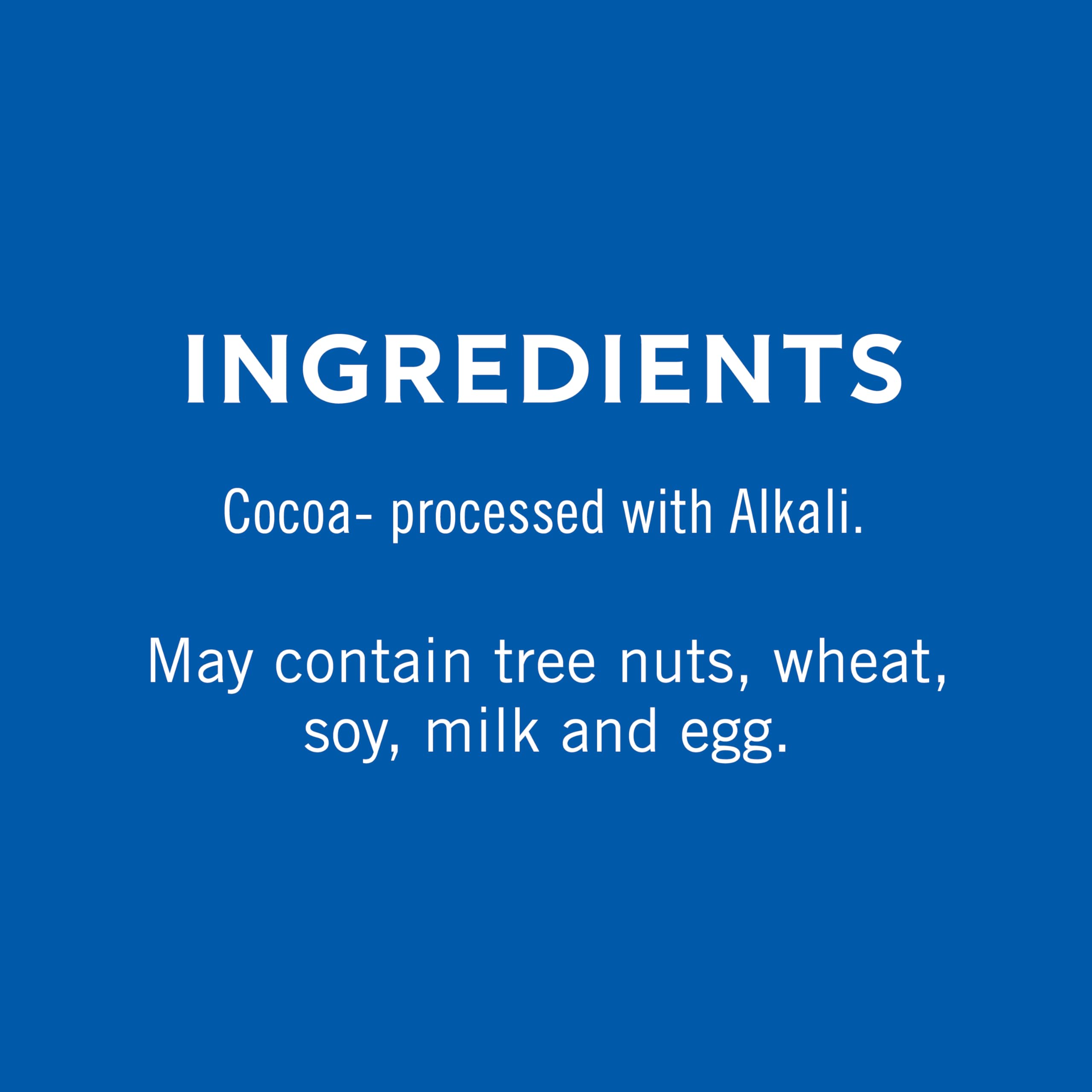 Ghirardelli sustainably sourced cocoa beans support consistent chocolate flavor.