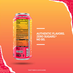 Cans of GHOST Energy Strawbango lined up for gym fueling