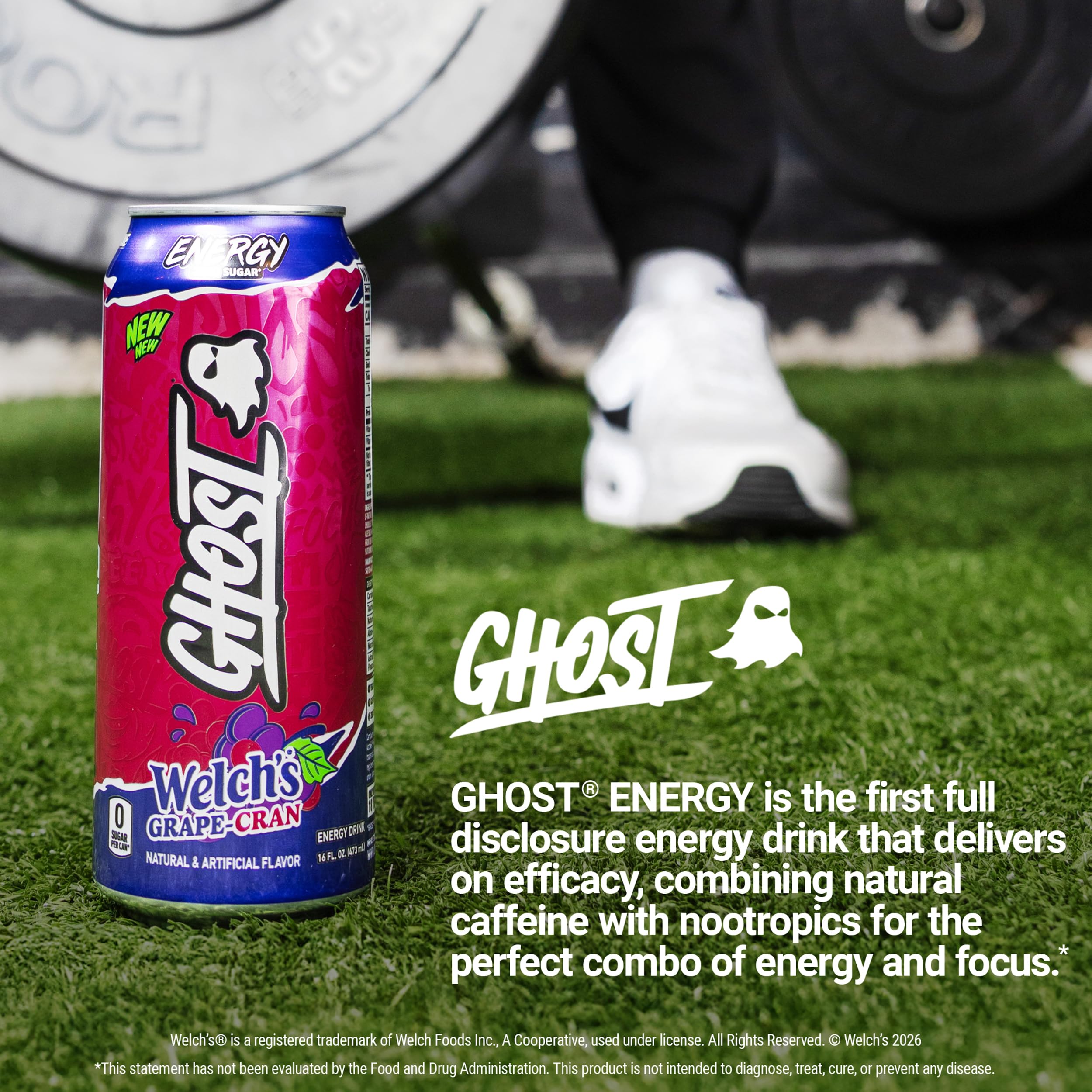 Ghost Energy is vegan and gluten-free, suitable for diverse diets.
