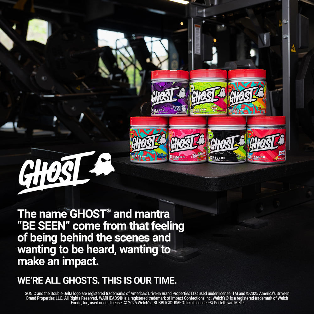 GHOST Legend branding and packaging for premium quality