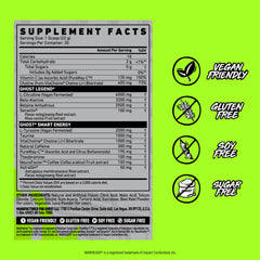 GHOST Legend ingredients highlight L-Citrulline and Beta-Alanine benefits