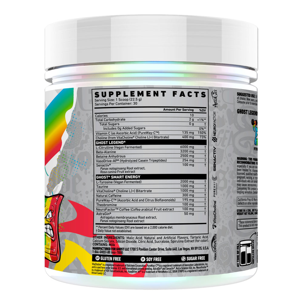 GHOST Legend Pre-Workout scoop image showing convenient serving