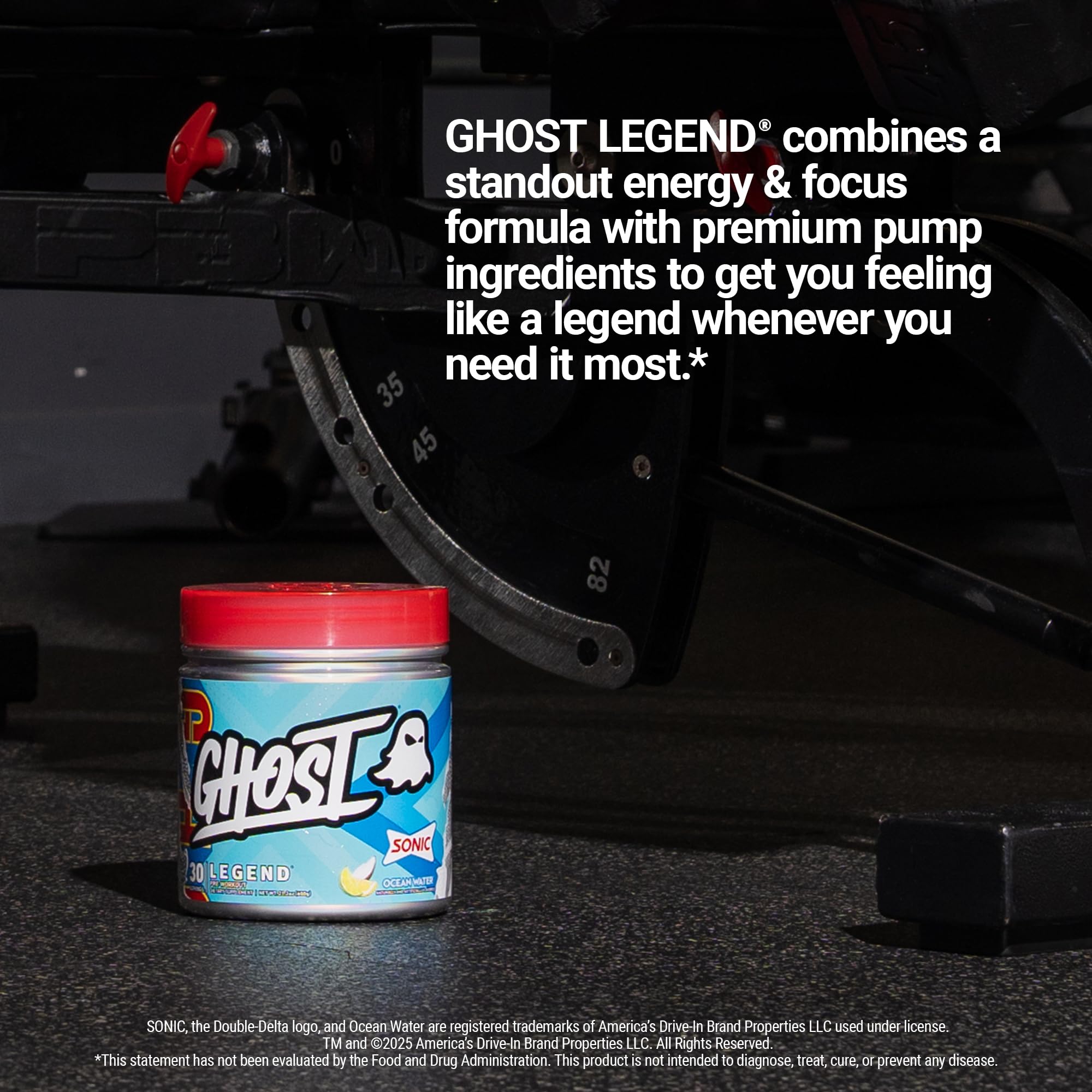 GHOST Legend vegan-friendly ingredients support clean energy.
