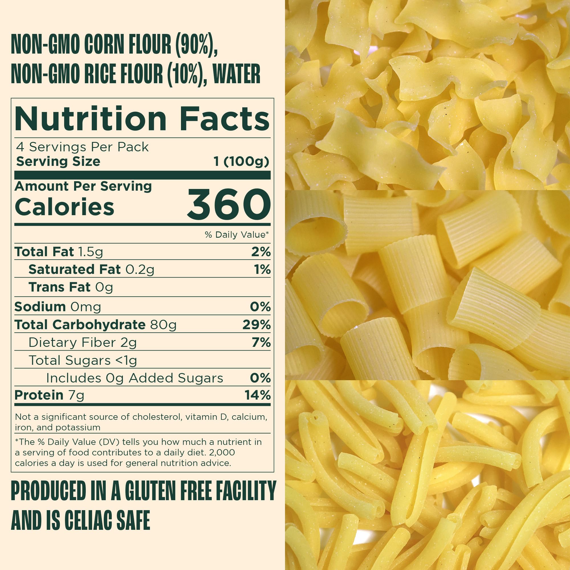 Giadzy caserecce gluten-free pasta showcasing light, sauce-hugging shape