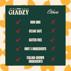 Giadzy mezzi rigatoni gluten-free pasta holding sauce well