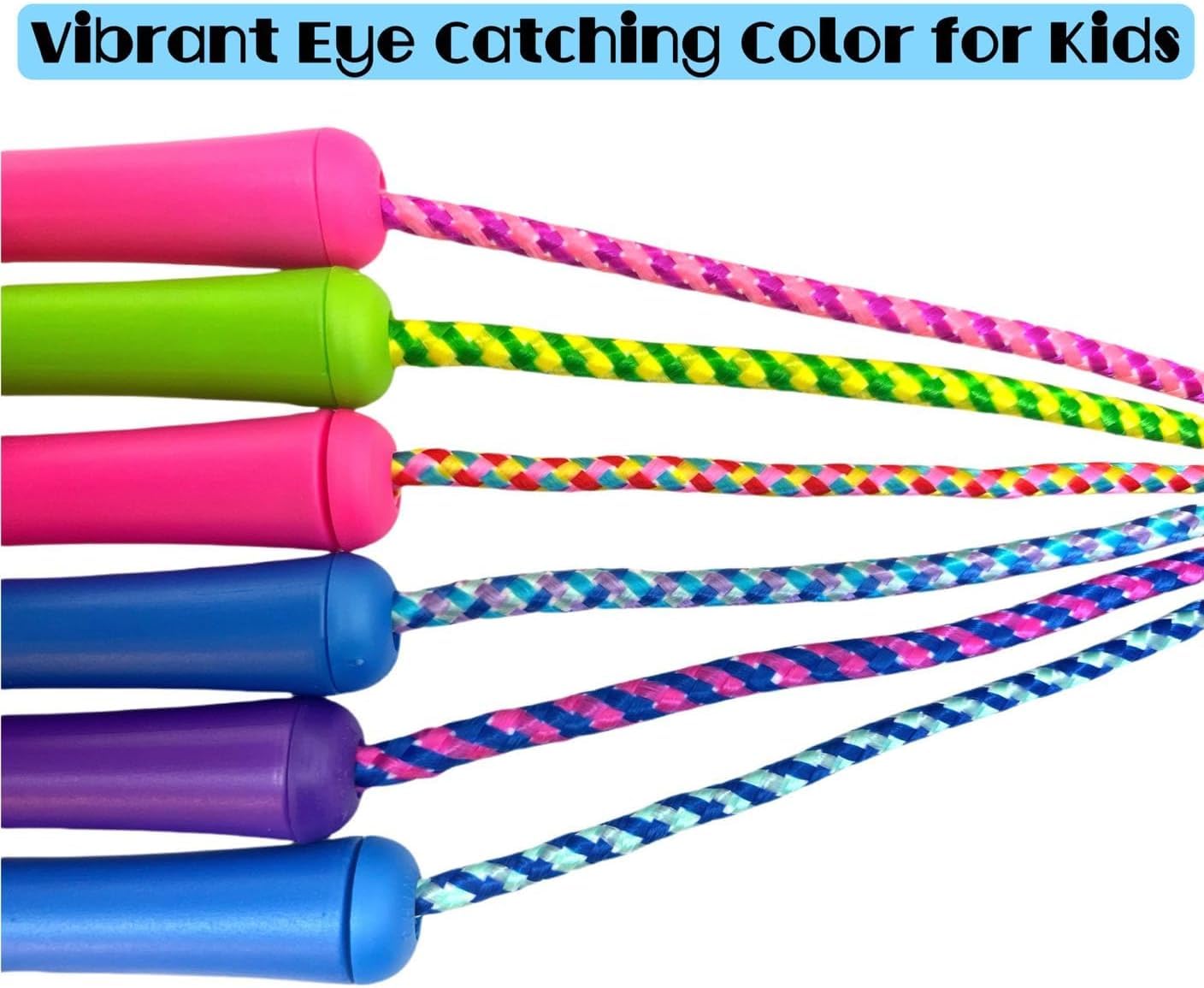 GiftExpress three-pack jump ropes for versatile games and party favors