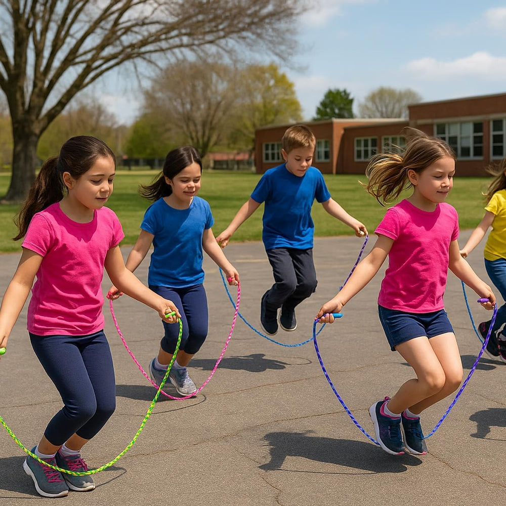 GiftExpress jump rope with adjustable length for growing kids and teens