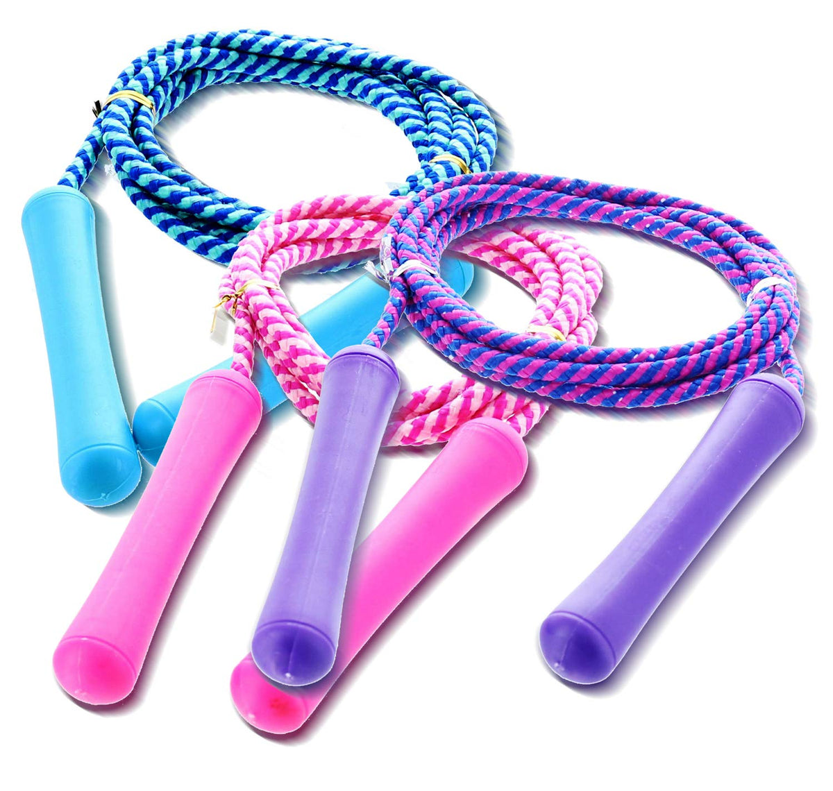GiftExpress jump rope pink handle for kids' active play and coordination