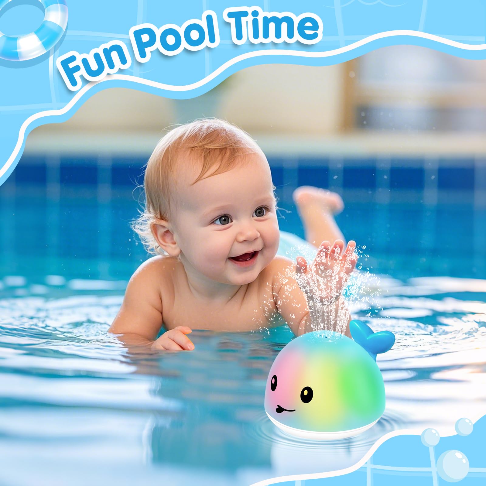 Gigilli bath toy great for pool or beach water play adventures.