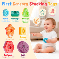 Gigilli toddler hands grip rings with smooth edges for safe play.