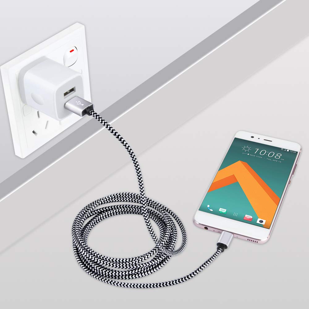GiGreen USB plug 3-pack in-use, ready for daily charging.