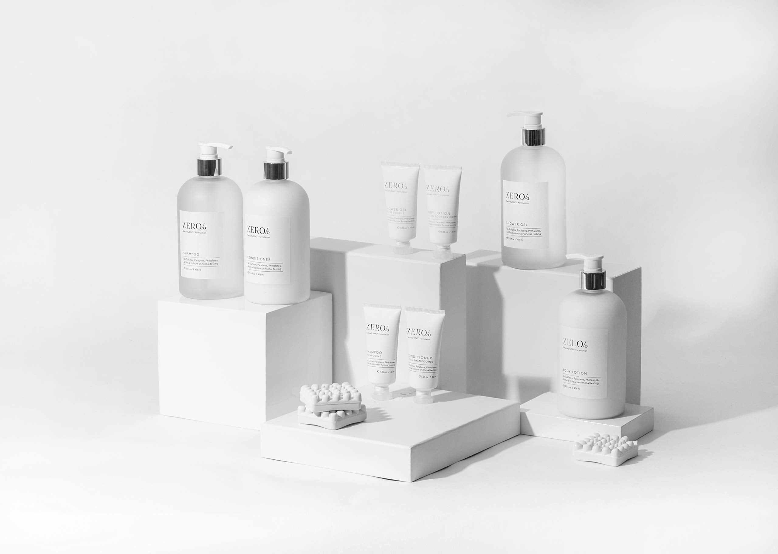 After-wash look of hair with Gilchrist & Soames Zero% Collection