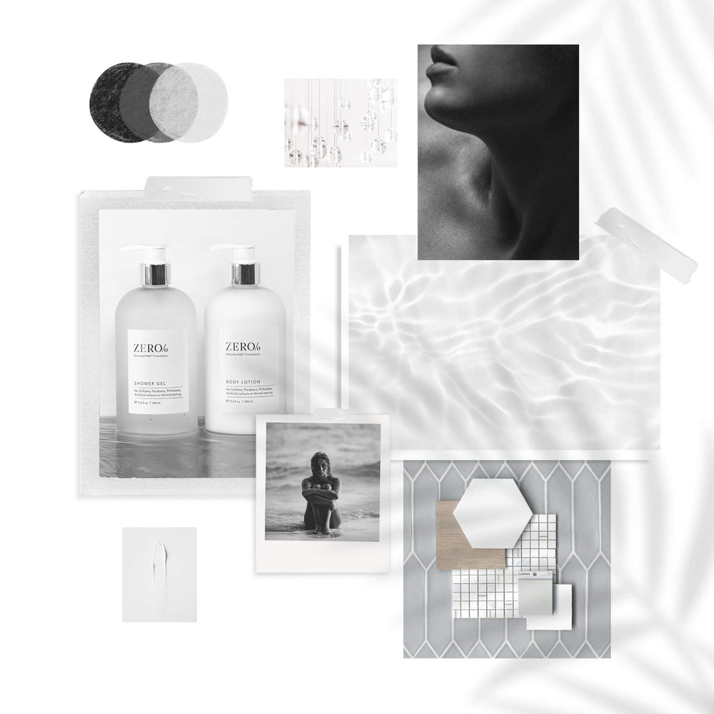Rinsing Gilchrist & Soames Zero% Shampoo with water for refreshed hair