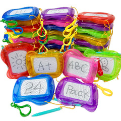 Giliger mini magnetic drawing board with backpack clip for portable doodling on the go.