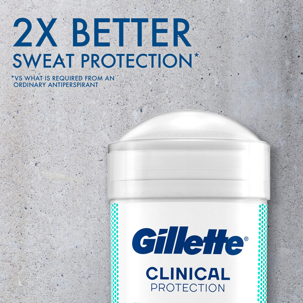 Gillette Clinical Arctic Ice soft solid application demonstrates smooth glide.