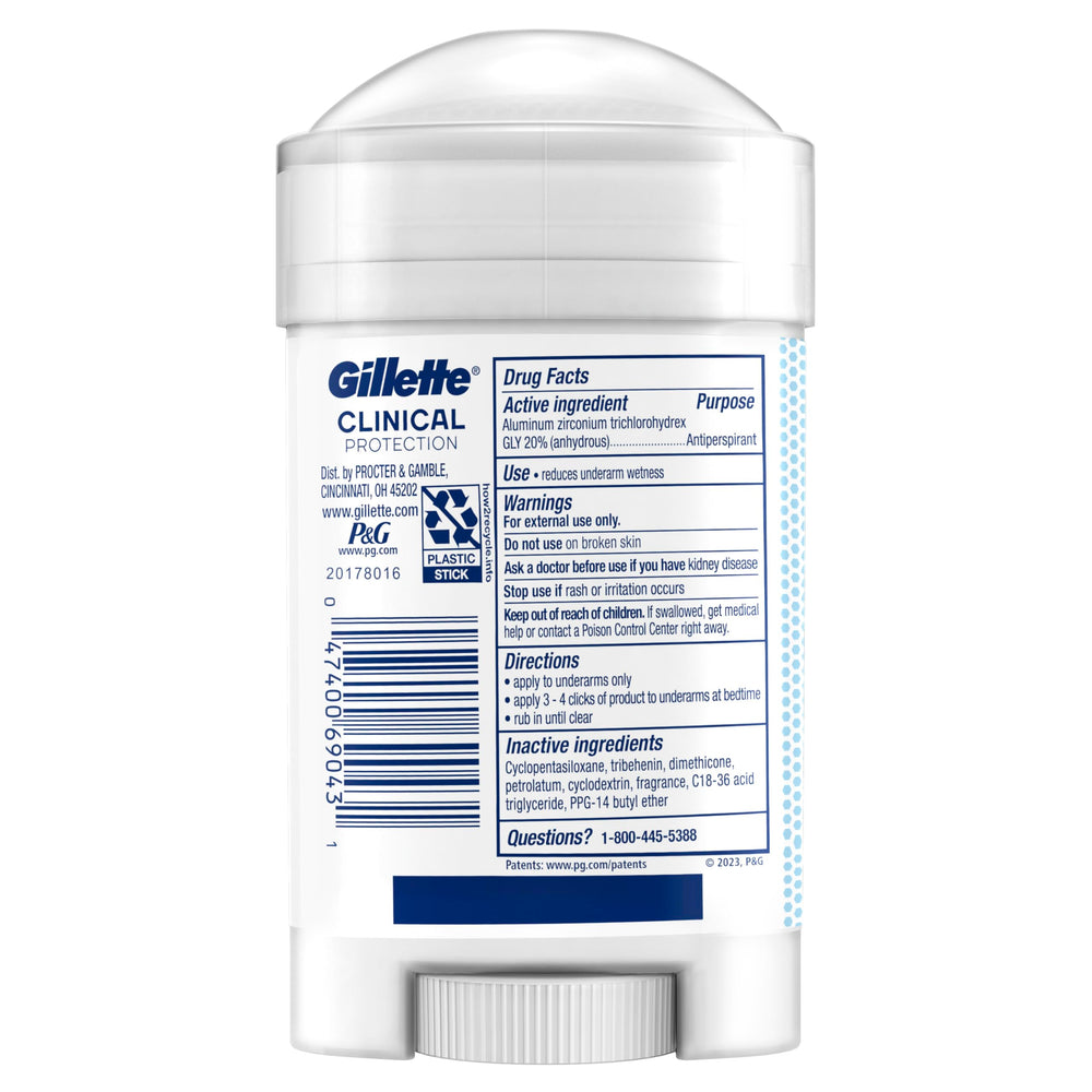 Gillette Arctic Ice labeling emphasizes product benefits and easy selection.