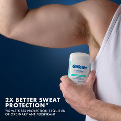 Gillette Clinical Soft Solid with skin-conditioning ingredients for comfortable wear