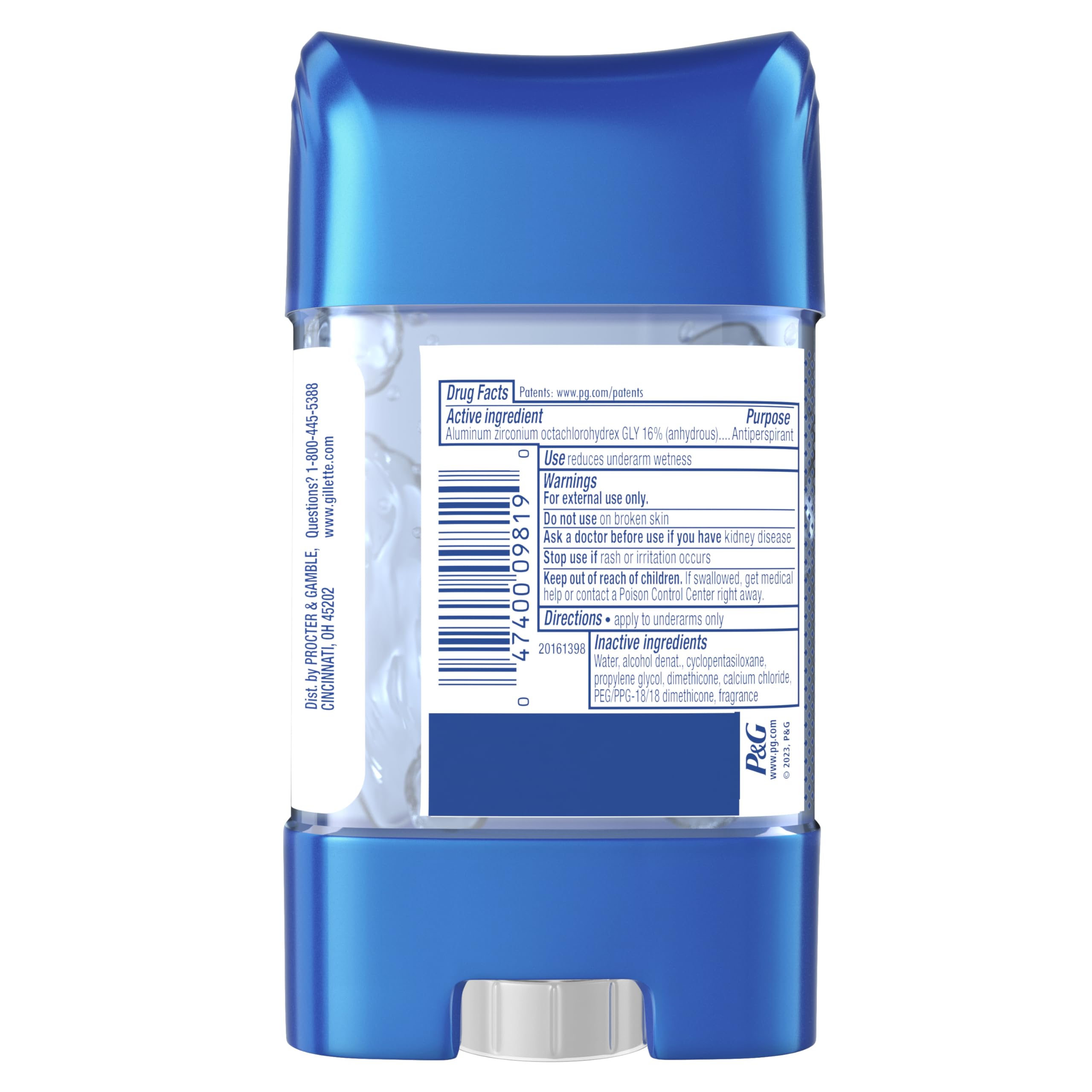 Gillette Cool Wave scent visualization implying fresh confidence during daily routines.