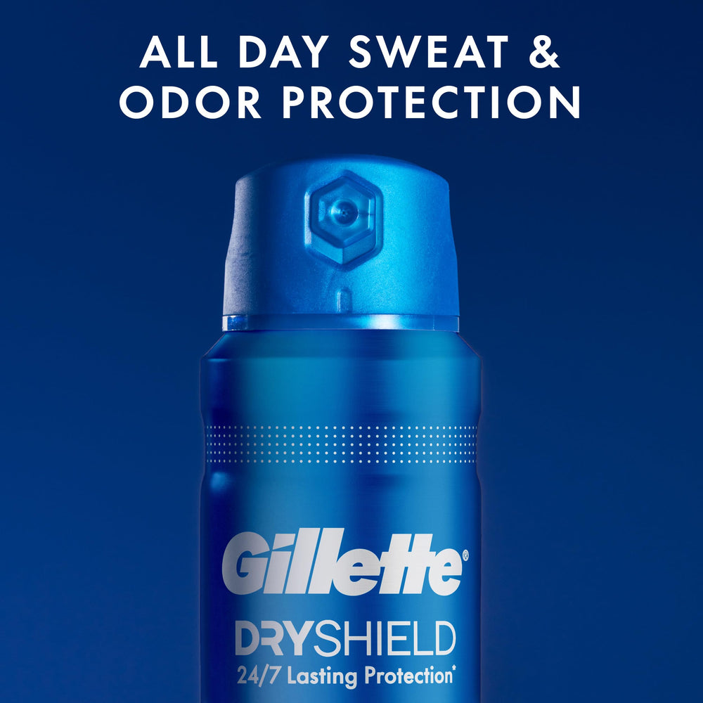 Pack of three Gillette Dry Spray for 24/7 protection